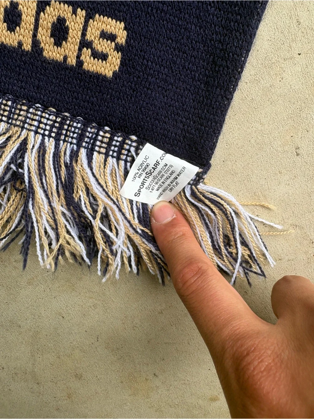2010 Adidas Philadelphia Union “founding member” scarf w/ rattle